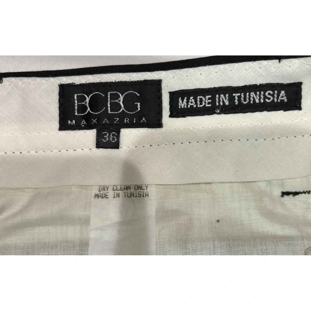 NWT BCBG Max Azria Men's Black Dress Pants Trousers 36x34
